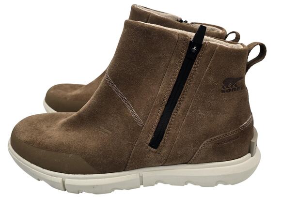 Sorel Shoes - Sorel Brown Suede Waterproof Ankle Booties Womens Size 10